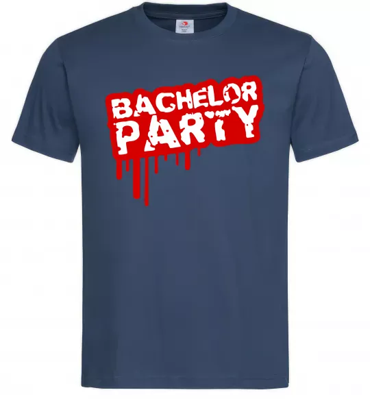 Чоловіча футболка Bachelor party Темно-синій фото