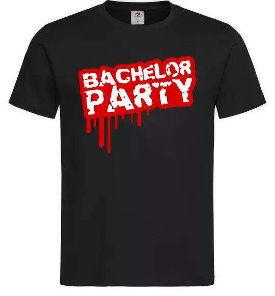 Чоловіча футболка Bachelor party Чорний фото