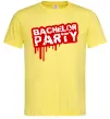 Чоловіча футболка Bachelor party Лимонний фото