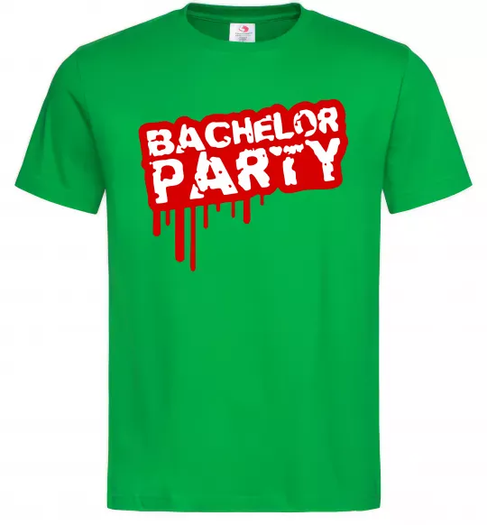 Чоловіча футболка Bachelor party Зелений фото