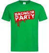 Чоловіча футболка Bachelor party Зелений фото