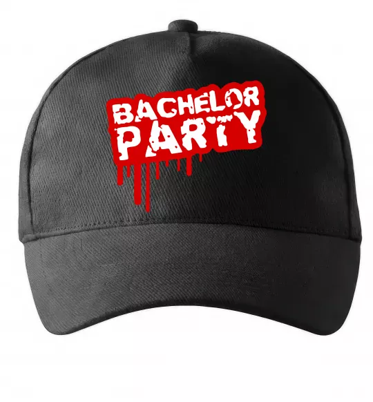 Кепка Bachelor party Чорний фото