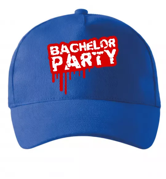 Кепка Bachelor party Яскраво-синій фото