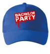 Кепка Bachelor party Яскраво-синій фото