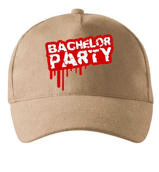 Кепка Bachelor party Песочный фото