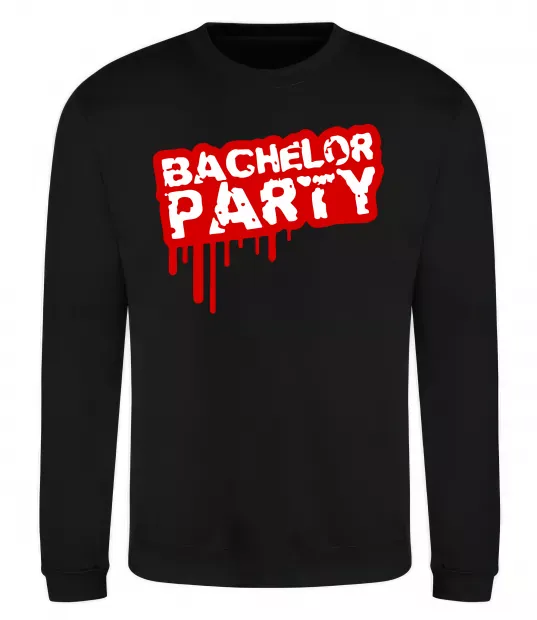 Світшот Bachelor party Чорний фото