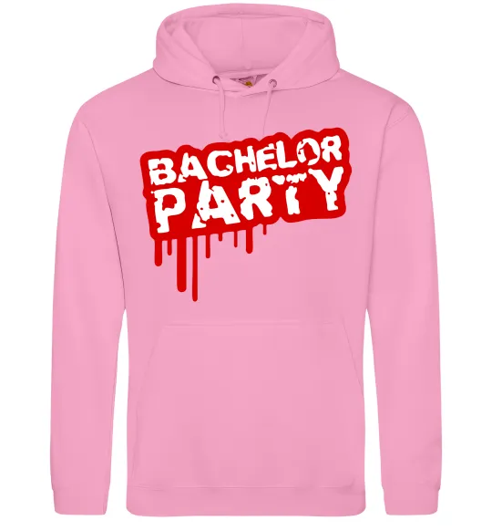 Мужская толстовка (худи) Bachelor party Розовый фото