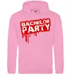 Мужская толстовка (худи) Bachelor party Розовый фото