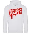 Чоловіча толстовка (худі) Bachelor party Сірий меланж фото