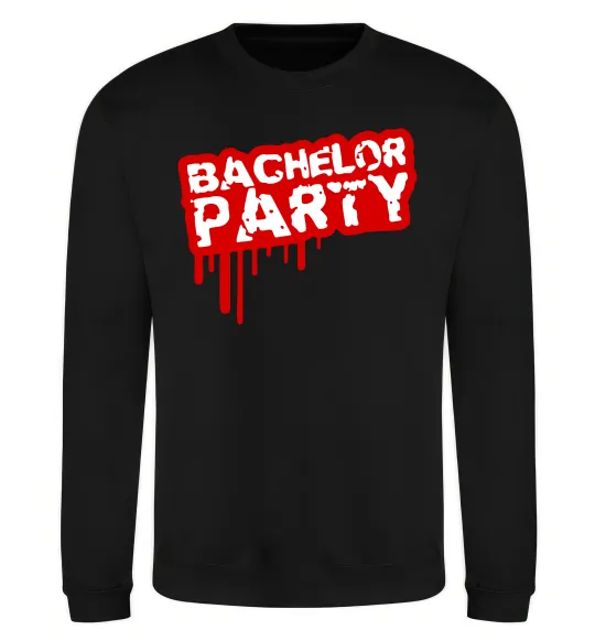 Світшот Bachelor party Чорний фото