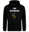 Чоловіча толстовка (худі) I`m hooked Чорний фото