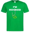 Чоловіча футболка I`m hooked Зелений фото