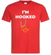 Чоловіча футболка I`m hooked Червоний фото
