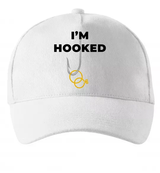 Кепка I`m hooked Білий фото