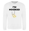 Свитшот I`m hooked Белый фото