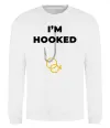 Свитшот I`m hooked Белый фото