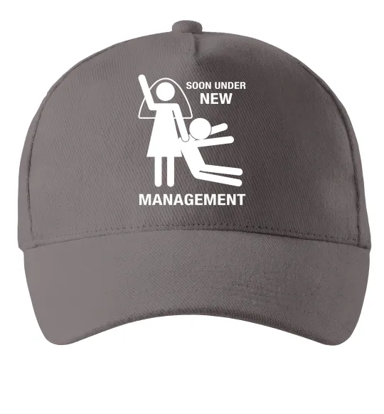 Кепка Soon under new management Сірий фото