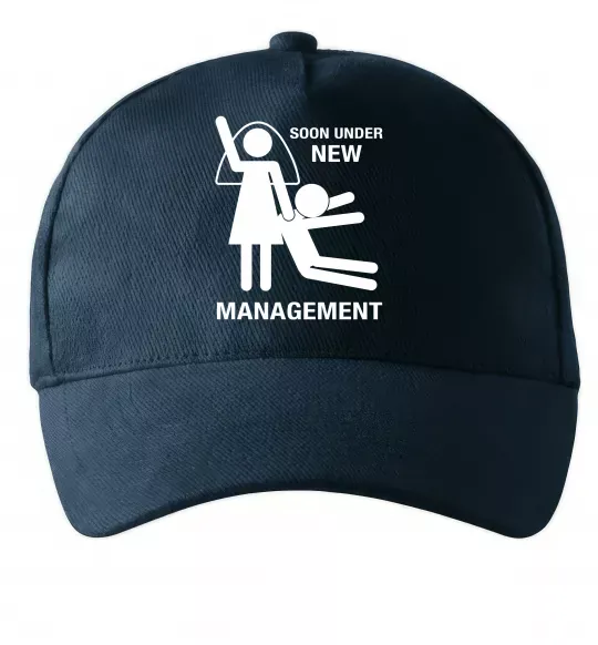 Кепка Soon under new management Темно-синій фото