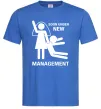Чоловіча футболка Soon under new management Яскраво-синій Чоловіча футболка Soon under new management Яскраво-синій фото