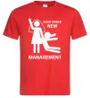 Чоловіча футболка Soon under new management Червоний Чоловіча футболка Soon under new management Червоний фото