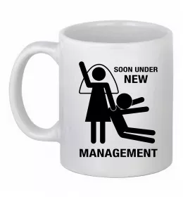 Чашка керамічна I`m hooked Білий фото