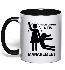 Чашка з кольоровою ручкою I`m hooked Сонячно жовтий фото