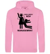 Чоловіча толстовка (худі) Soon under new management Рожевий фото