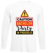 Лонгслів Bachelor party in progress Білий фото