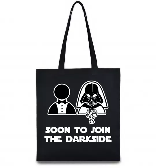 Еко-сумка Soon to join the darkside Чорний фото