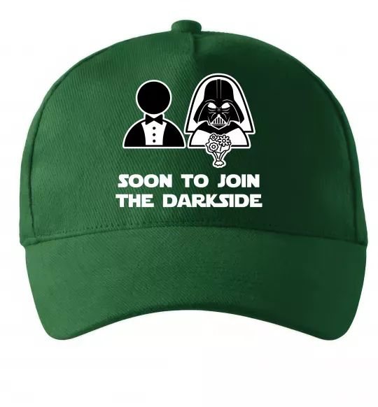 Кепка Soon to join the darkside Темно-зелений фото