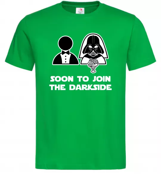 Чоловіча футболка Soon to join the darkside Зелений фото