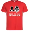 Чоловіча футболка Soon to join the darkside Червоний фото