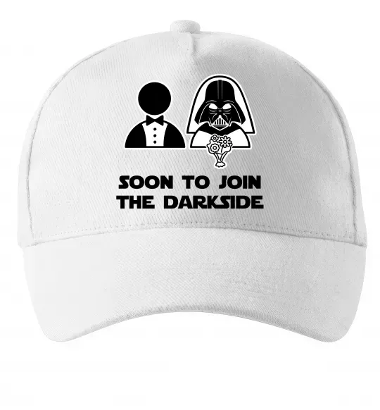Кепка Soon to join the darkside Білий фото