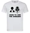Чоловіча футболка Soon to join the darkside Білий фото