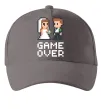 Кепка Wedding pixel game over Сірий фото