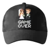 Кепка Wedding pixel game over Чорний фото