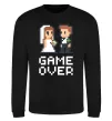 Свитшот Wedding pixel game over Черный фото