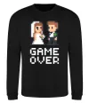 Свитшот Wedding pixel game over Черный фото