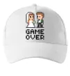 Кепка Wedding pixel game over Білий фото
