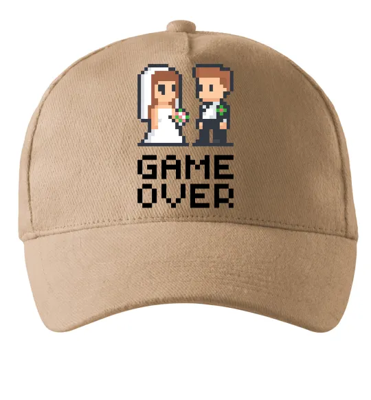 Кепка Wedding pixel game over Пісочний фото