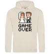 Мужская толстовка (худи) Wedding pixel game over Таш фото