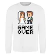Свитшот Wedding pixel game over Белый фото