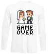 Лонгслів Wedding pixel game over Білий фото