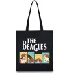 Эко-сумка The Beagles Черный фото