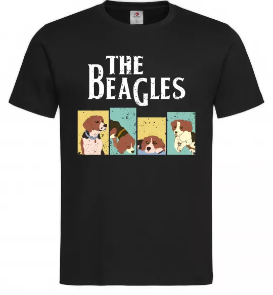 Чоловіча футболка The Beagles Чорний фото