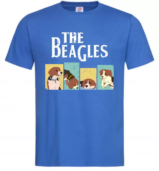 Чоловіча футболка The Beagles Яскраво-синій фото