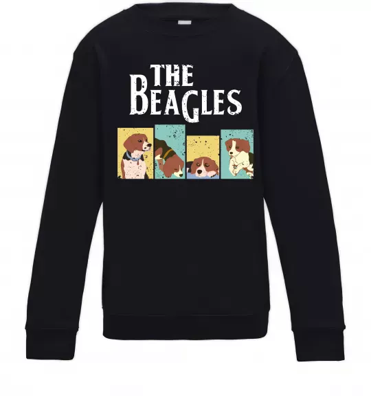 Детский Свитшот The Beagles Черный фото