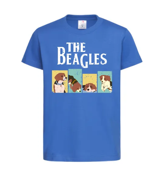 Дитяча футболка The Beagles Яскраво-синій фото