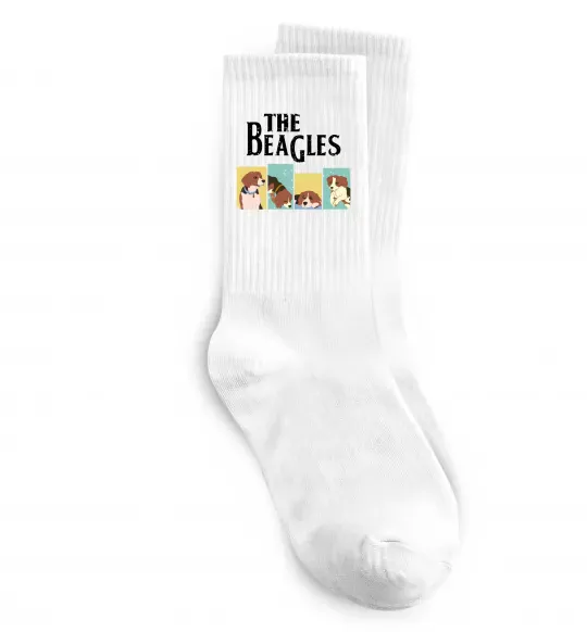 Носки The Beagles Белый фото