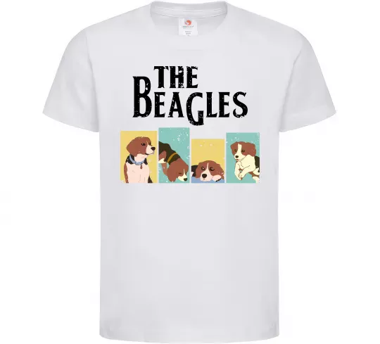 Дитяча футболка The Beagles Білий фото
